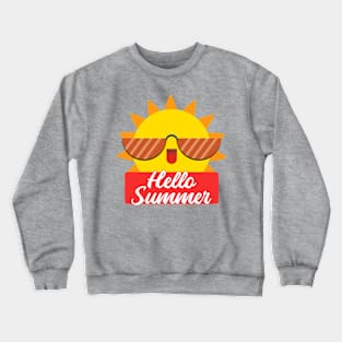 Hello Summer Crewneck Sweatshirt